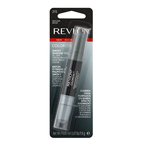 REVLON Color Stay Smoky Eyeshadow Stick, Smolder 215, 0.07 Ounce - ADDROS.COM